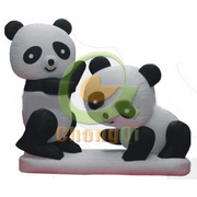 inflatable panda cartoon